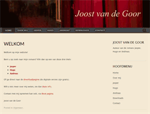 Tablet Screenshot of joostvandegoor.nl